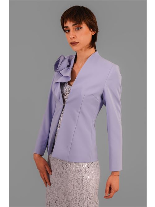 Giacca in cady elastico Nualy | 2187POLVERE