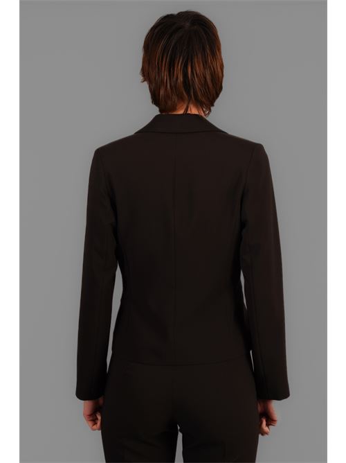 Giacca in cady elastica Nualy | 2198NERO
