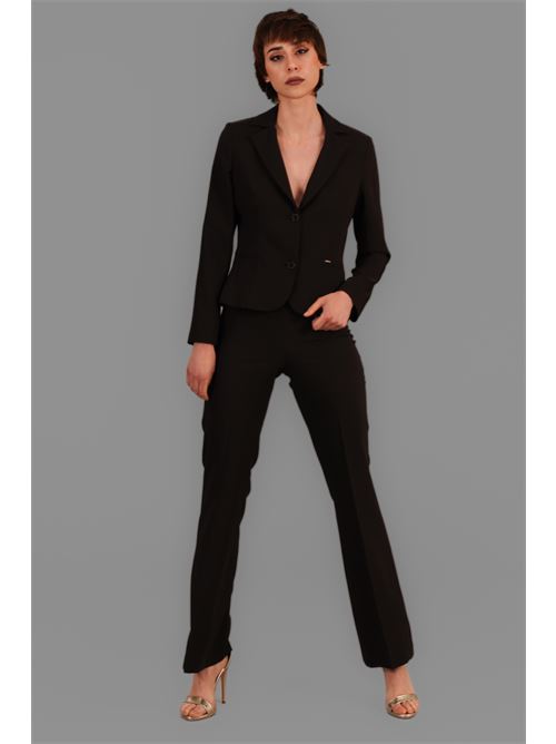 Giacca in cady elastica Nualy | 2198NERO