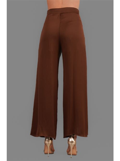 Pantalone con spacchi Nualy | 5327CICCOLATO