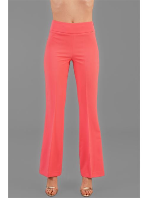 Pantalone in cady Nualy | 5349FRAGOLA