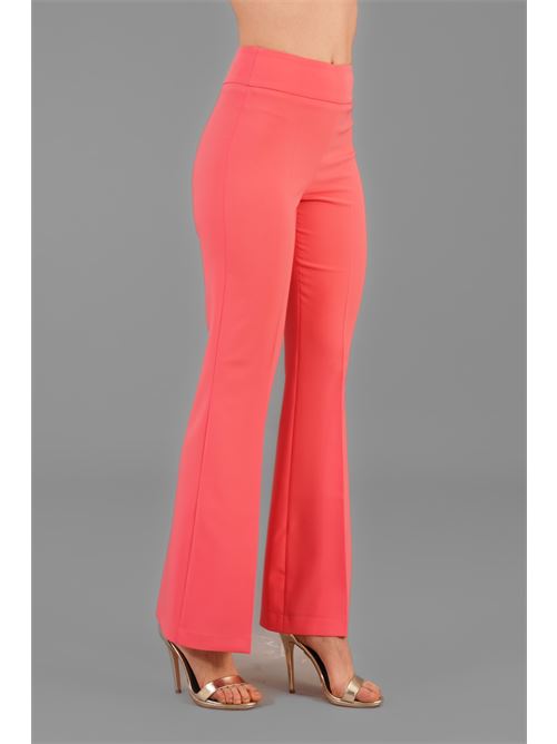 Pantalone in cady Nualy | 5349FRAGOLA