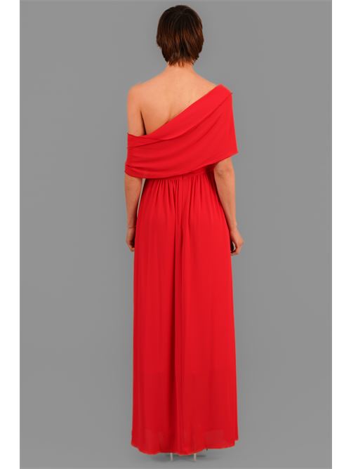 Abito in georgette Nualy | 7326ROSSO