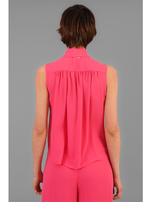 Camicia in georgette Nualy | 9173FRAGOLA