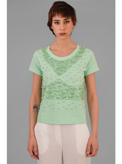 Maglia in cotone elastico Z.O.E. | 47Q712MENTA