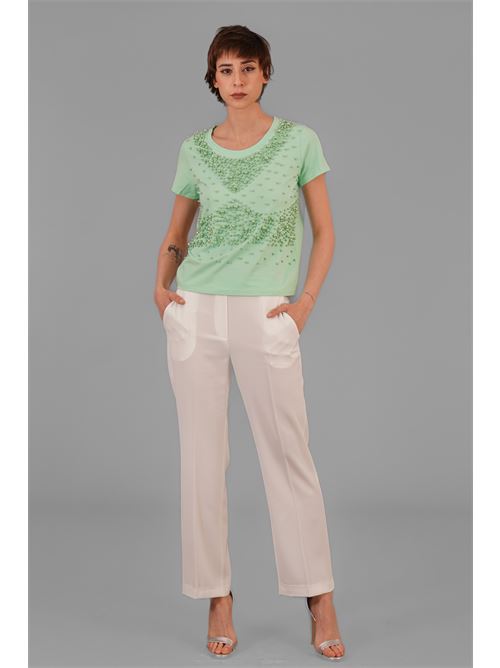 Maglia in cotone elastico Z.O.E. | 47Q712MENTA