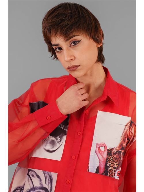 Camicia in organza Z.O.E. | 63Q209ROSSO