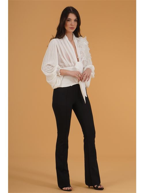 Camicia in georgette Babylon | S00358BIANCO