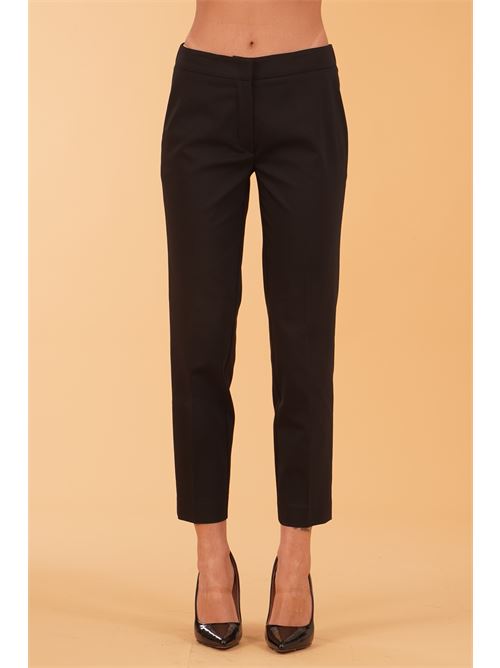 Pantalone in cotone elastico Clips | G2309372NERO