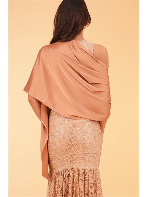Stola in raso Dramee | 26002MOCHA