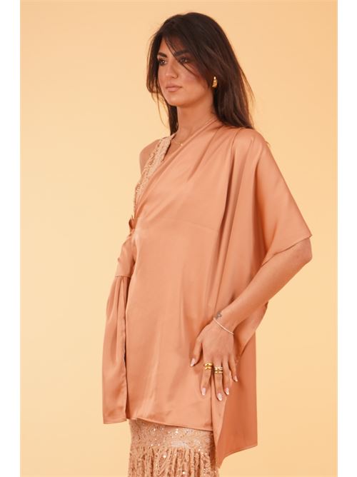 Stola in raso Dramee | 26002MOCHA