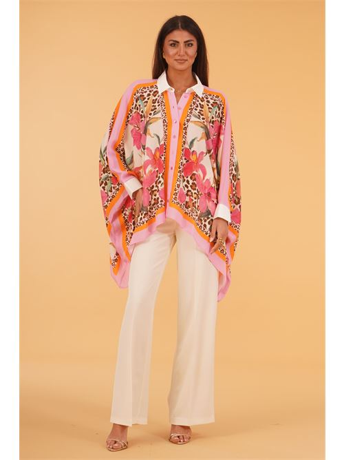 Camicia kimono in viscosa LAFTY.LIE | 25C230FANTASIA