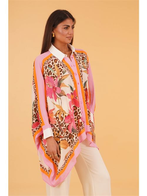 Camicia kimono in viscosa LAFTY.LIE | 25C230FANTASIA