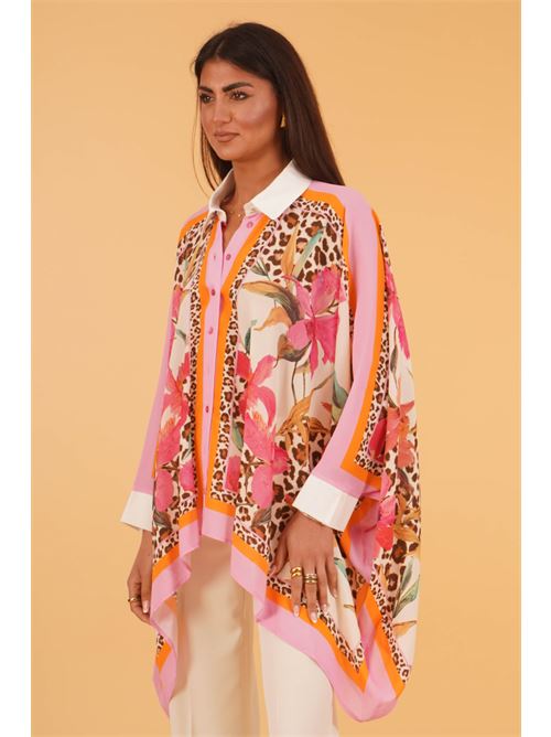 Camicia kimono in viscosa LAFTY.LIE | 25C230FANTASIA