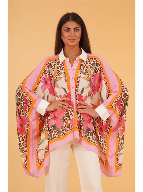 Camicia kimono in viscosa LAFTY.LIE | 25C230FANTASIA