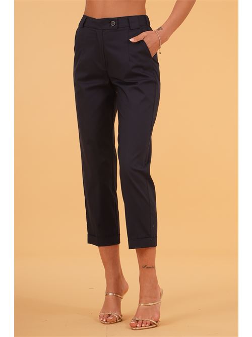 Pantalone in cotone elastico LAFTY.LIE | 63G317BLU