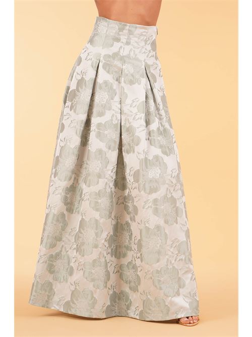 Gonna jacquard LANACAPRINA | LC5342VERDINO