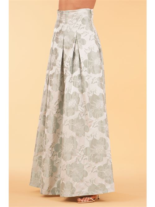 Gonna jacquard LANACAPRINA | LC5342VERDINO