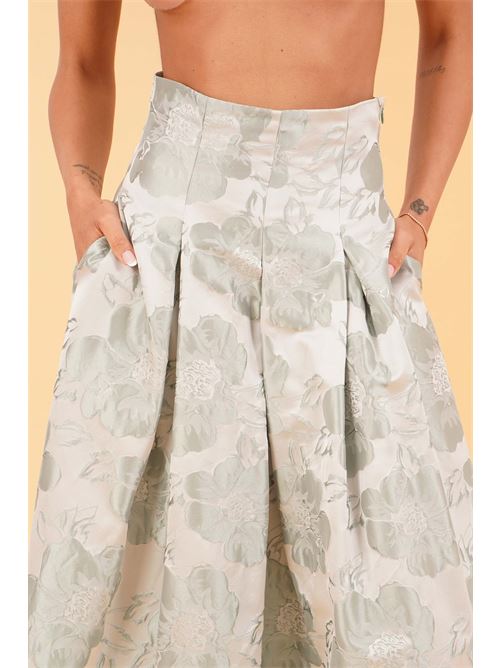 Gonna jacquard LANACAPRINA | LC5342VERDINO